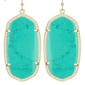 Kendra Scott Danielle Teal Earrings